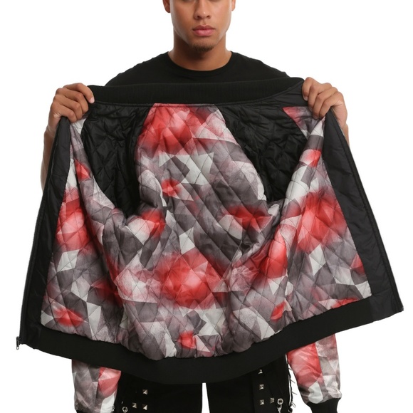 DC COMICS JL CYBORG BOMBER JACKET - Picture 4 of 4